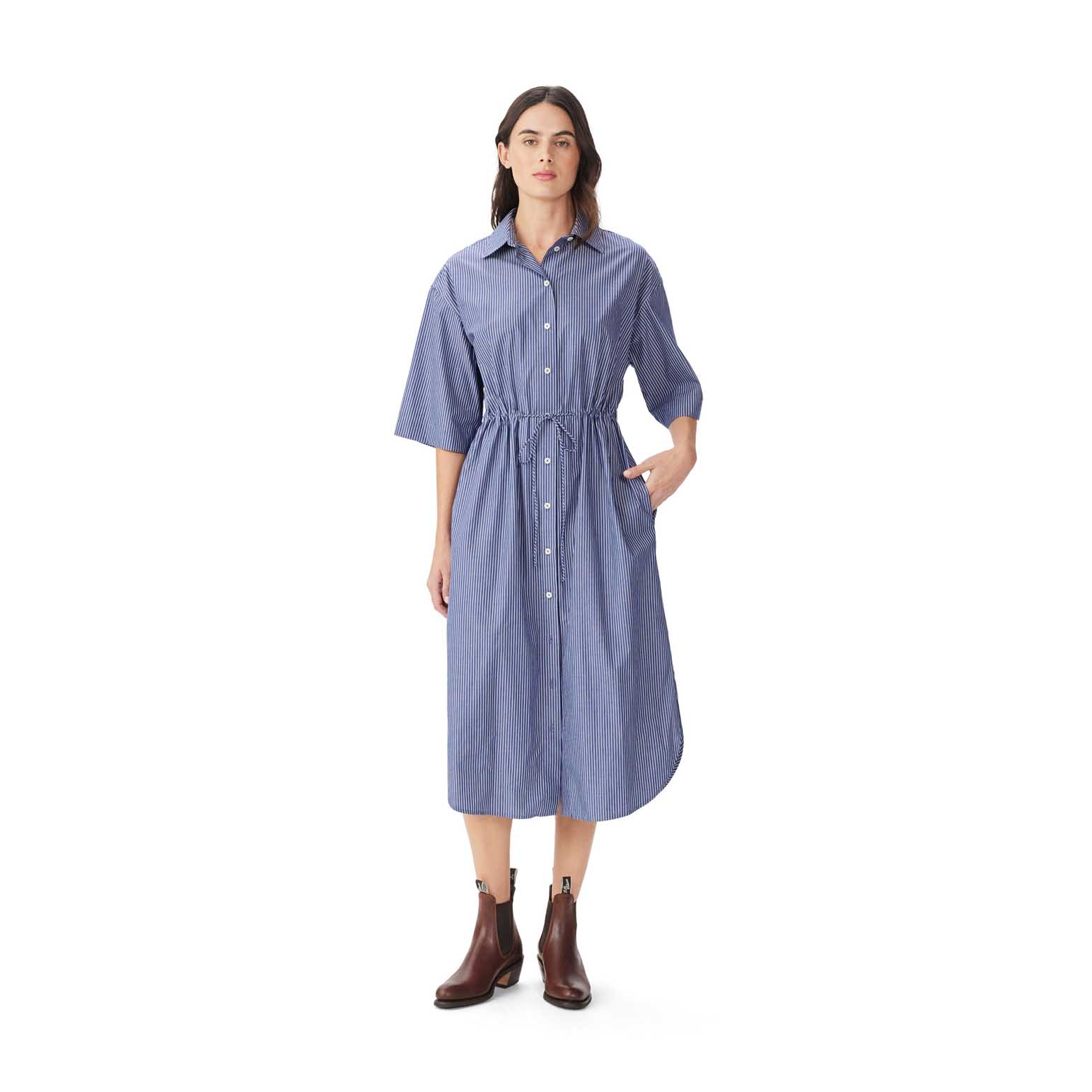 R.M. Williams Orelia Poplin Shirt Dress